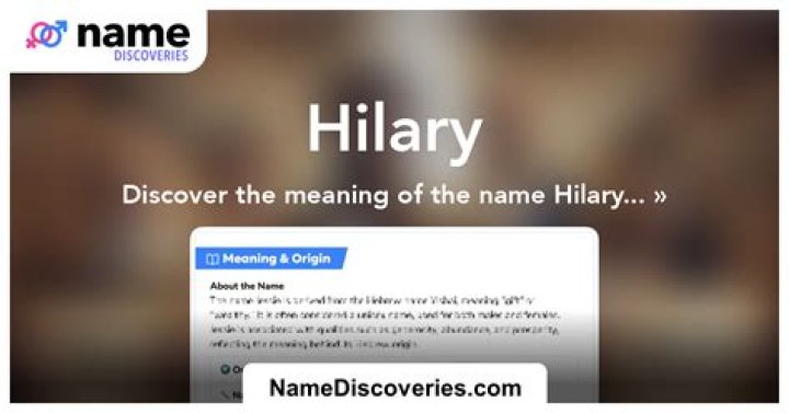 Exploring The Name Hilary: Origin, Meaning, And Prominence